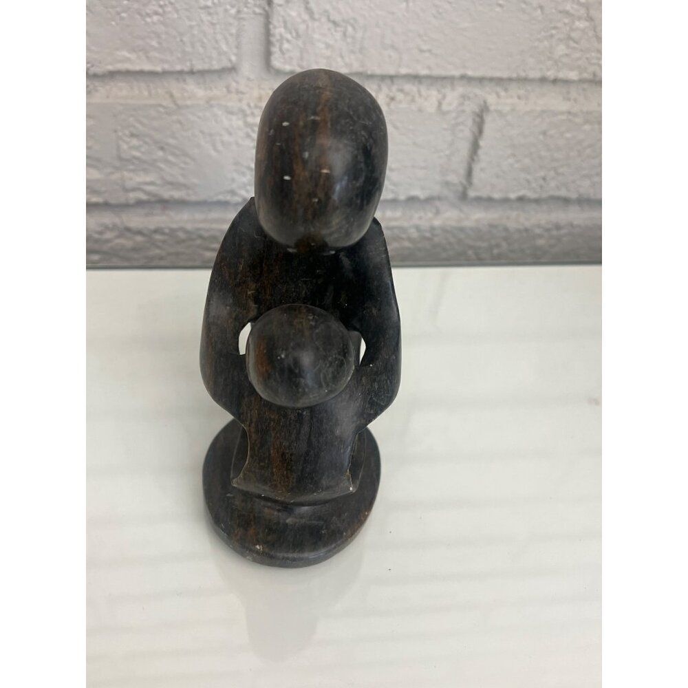 Zimbabwe  Shona Stone Mother And Child Statue